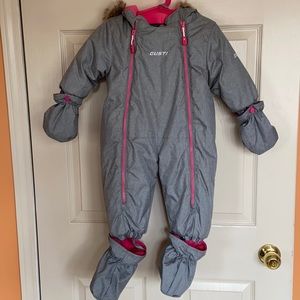 baby girl snowsuit